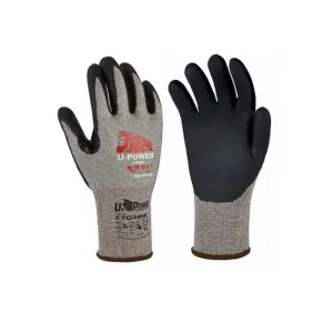 U-POWER HIGH GLOVE SIZE 9 GREY/BLACK