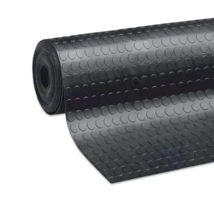 STUDDED RUBBER FLOORING BLACK MM.3 H MT.1,20