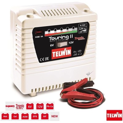 CARICABATTERIE TOURING 11 6-12 V A TAMPONE