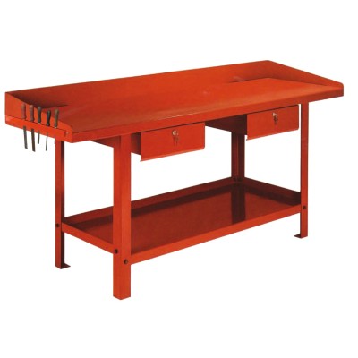 BANCO DA LAVORO DERBY PIANO METALLO 2000x750