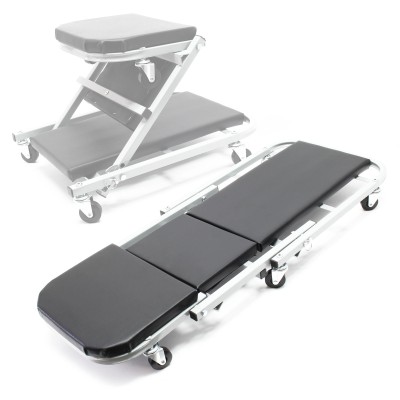 LETTINO SOTTOMACCHINA PIEGHEVOLE STRUTTURA IN METALLO