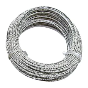 GALVANISED ECONOMY ANTI-TWIST WIRE ROPE D.4-6mm