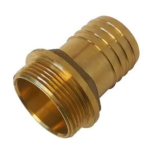 BRASS HOSE TAIL FITTING MALE 3/4-2 IN.