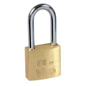VIRO LONG SHACKLE PADLOCK MM.30 SINGLE KEY