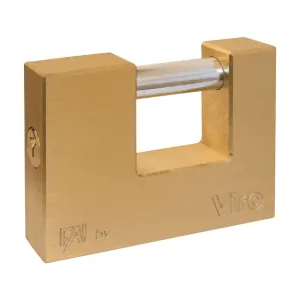 VIRO RECTANGULAR BRASS PADLOCK MM.50-90