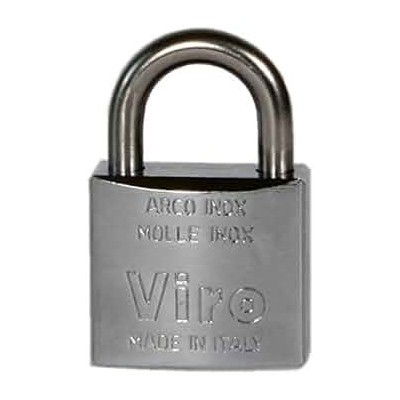 LUCCHETTO VIRO MARE INOX UNICA CHIAVE MM.30-50