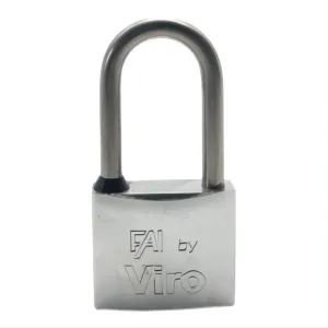 VIRO MARINE STAINLESS STEEL LONG SHACKLE PADLOCK MM.40-50