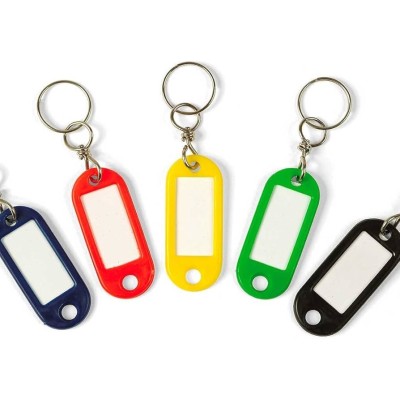TARGHETTA PLASTICA + GIVOLARE PORTACHIAVI