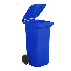 WASTE BIN CONTAINER 120L 2 WHEELS BLUE