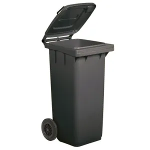 WASTE BIN CONTAINER 120L 2 WHEELS GREY