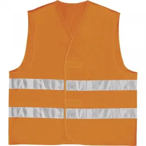 HI-VIS EMERGENCY BODYWARMER ORANGE ONE SIZE