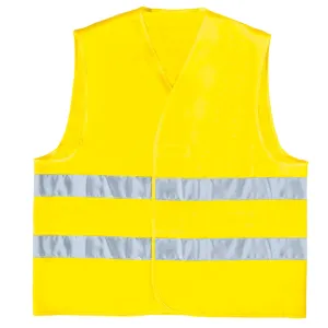 HI-VIS EMERGENCY BODYWARMER YELLOW ONE SIZE