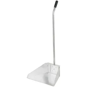 GALVANISED DUSTPAN WITH HANDLE