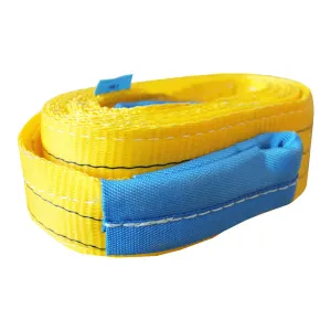 YELLOW POLYESTER LIFTING SLING 90mm 3T MT.1-6