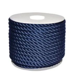 MARINE ROPE BLUE/BLACK BY THE METRE Ø 12-24mm