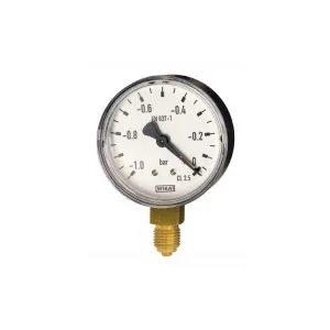 VACUUM GAUGE -1/0 BAR D.63-100 1/4-1/2 RAD/POST