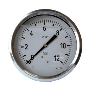PRESSURE GAUGE D.100 1/2 POST. 0-315 bar