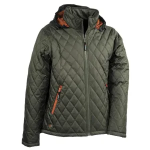 COFRA PASHINO HEAVY DOWN JACKET GREEN/RUST SIZE M