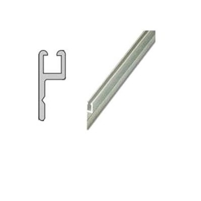 SUPPORTO ALLUMINIO SPAZZOLA LINEARE DRITTO 2,5-5mm