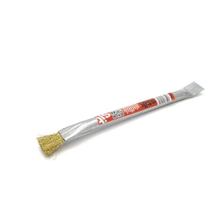 SPAZZOLA A PENNELLO+RASCHIETTO PER PULIZIA STUFE A PELLET