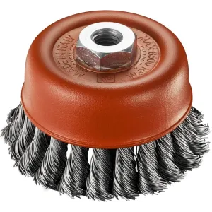 TWISTED KNOT WIRE BRUSH D.70-120mm M14