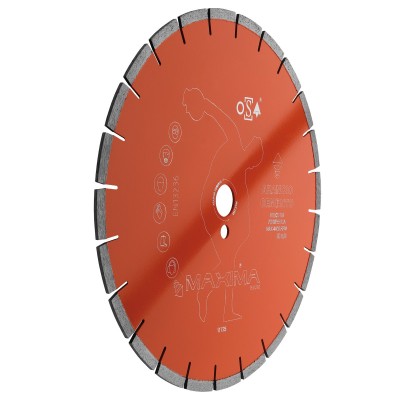 DISCO DIAMANTATO D.350-450 PER CEMENTO ARMATO MAXIMA ARANCIO F. 25,4+PIN