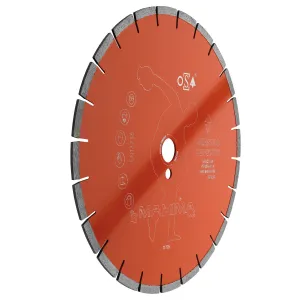 MAXIMA ORANGE DIAMOND BLADE FOR REINFORCED CONCRETE D.350-450 BORE 25,4+PIN