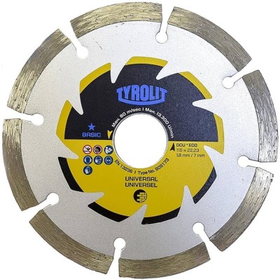 DISCO DIAMANTATO UNIVERSALE TYROLIT D.115X2  C3R