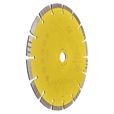 DISCO DIAMANTATO CEMENTO ARMATO D.350 MAXIMA GIALLO FORO 25,4