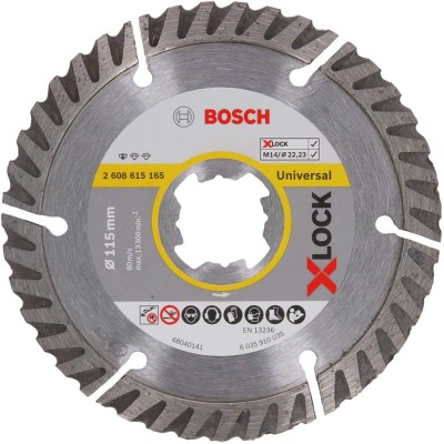 DISCO DIAMANTATO BOSCH X-LOCK D.115 STANDARD UNIVERSAL