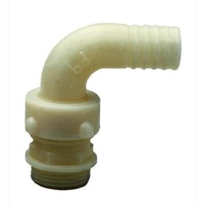 RACCORDO NYLON 3 PZ. 2046 A 90° — Gas 3/4"÷2" × Tubo 20÷60 mm