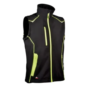 BODYWARMER COFRA KYZYL SOFTSHELL BLACK/BLACK/FLUO YELLOW SIZE 56