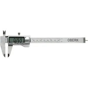 ELECTRONIC-DIGITAL CALIPER 150MM METAL CASE OBERK