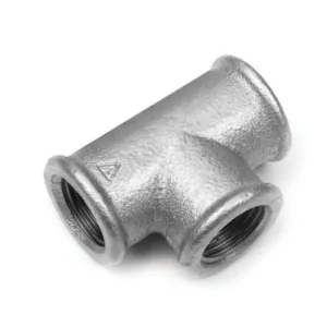 GALVANISED BSP THREADED TEE — 10 SIZES, FROM 1/2" TO 2"