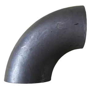 BLACK STEEL WELD-ON 90° BEND — 12 SIZES, FROM 1/2" TO 4"