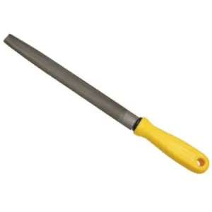 STELLA BIANCA HALF-ROUND FILE — HALF-SMOOTH CUT, HANDLED, 6 SIZES: 4"-14"