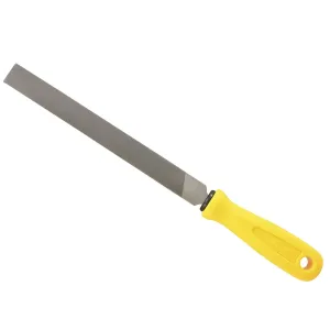 STELLA BIANCA FLAT FILE — HALF-SMOOTH CUT, HANDLED, 5 SIZES: 4"-12"