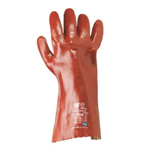 ACID-RESISTANT PVC GLOVES CM. 35 SIZE 10