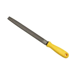 STELLA BIANCA ROUND FILE — HALF-SMOOTH CUT, HANDLED, 5 SIZES: 4"-12"