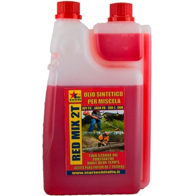 OLIO MISCELA 2T ROSSO ELENI RED MIX — 1 LITRO, SPECIFICO AGRICOLTURA