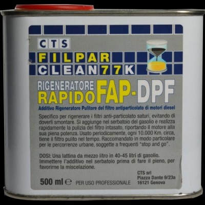 ADDITIVO RIGENERATORE PULITORE FAP LORICA — 500 ML, PER MOTORI DIESEL