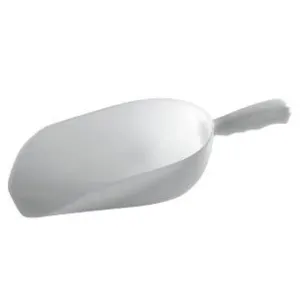 WHITE HIGH-DENSITY POLYETHYLENE SCOOP CM.36 CAP.1100CC