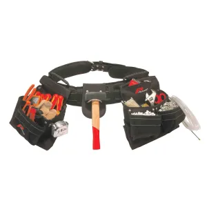 PLANO 52200 TOOL BELT WITH HAMMER HOLDER