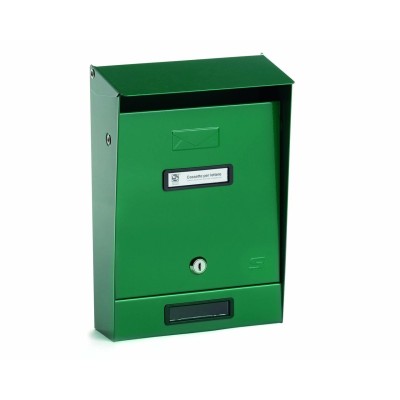 CASSETTA PORTALETTERE VERDE 400X250X100