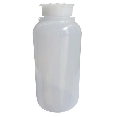 BOTTIGLIA CILINDRICA PE TAPPO VITE GRADUATA