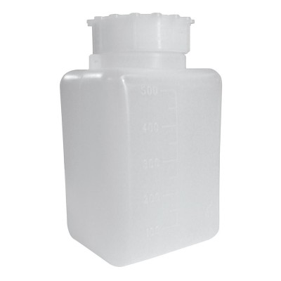 BOTTIGLIA RETTANGOLARE PE TAPPO VITE GRADUATA