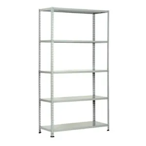 GALVANISED METAL SHELVING UNIT 5 SHELVES 400X1000X1850