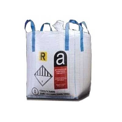 SACCO BIG BAG 90X90X120CM — KG 1500, OMOLOGATO PER AMIANTO