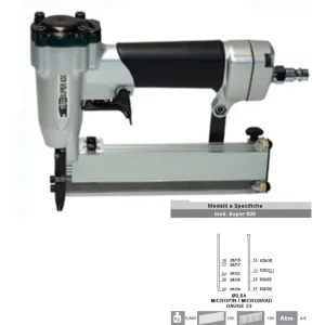 ROMEO MAESTRI ELPA SUPER PNEUMATIC NAILER — MICROPINS GAUGE 23, 12-30MM
