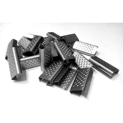 FIBBIE PER REGGETTA METALLICA BARBERO — 3000 PZ